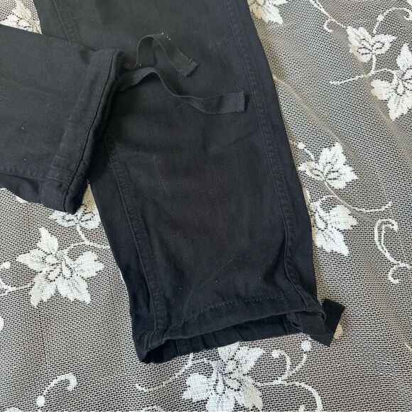 Aritzia Golden By TNA Cotton Lyocell Blend Joggers Black Sz 6 - Picture 7 of 14